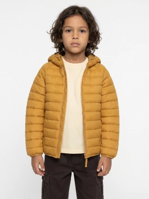 Obrázek produktu Sinsay - Pikowana kurtka puffer z kapturem z nylonu - żółty