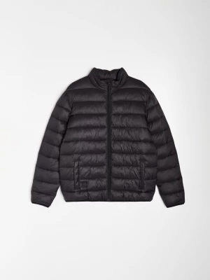 Obrázek produktu Sinsay - Prošívaná puffer bunda s límcem - černá