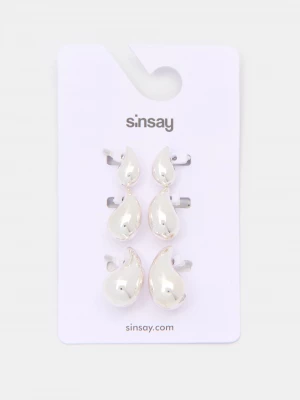 Obrázek produktu Sinsay - Sada stříbrných náušnic - sříbrná