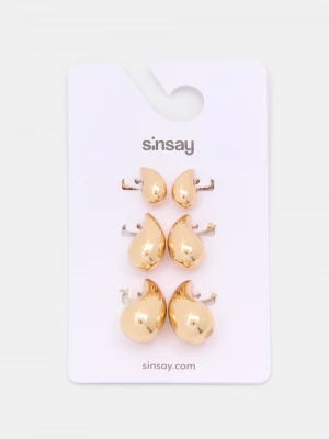 Obrázek produktu Sinsay - Sada zlatých náušnic - zlatá