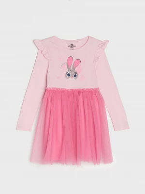 Obrázek produktu Sinsay - Šaty babydoll Zootopia - pastelová růžová