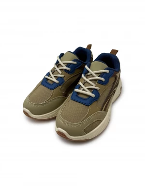 Obrázek produktu Sinsay - Sneakersy z siateczką i wstawkami z imitacji skóry - żółty