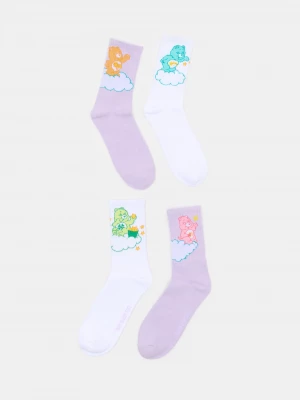 Obrázek produktu Sinsay - Žebrované ponožky 4 pack Care Bears - vícebarevná
