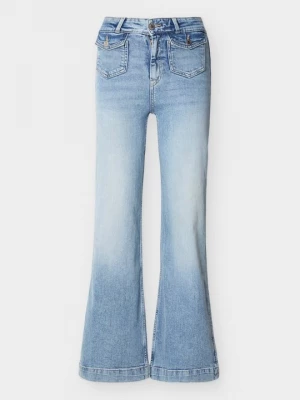Obrázek produktu Široké džíny Gina Tricot světlemodrý denim