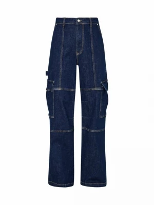 Obrázek produktu Široké džíny Liu Jo tmavomodrý denim
