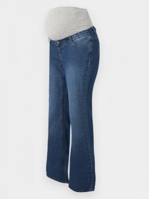 Obrázek produktu Široké džíny Mamalicious tmavomodrý denim