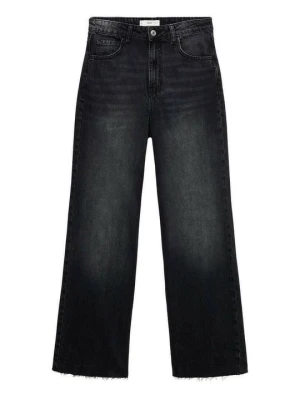 Obrázek produktu Široké džíny Mango černý denim