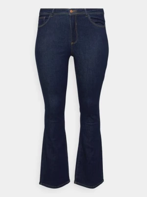 Obrázek produktu Široké džíny ONLY Carmakoma tmavomodrý denim