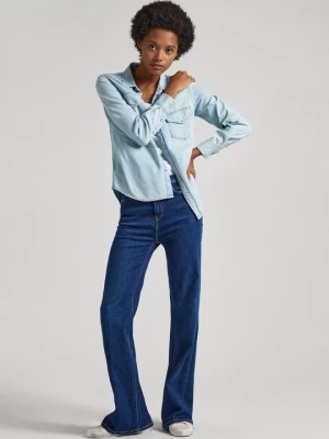 Obrázek produktu Široké džíny Pepe Jeans tmavomodrý denim