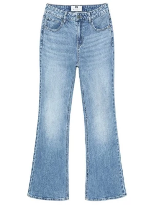 Obrázek produktu Široké džíny Stradivarius šedomodrý denim