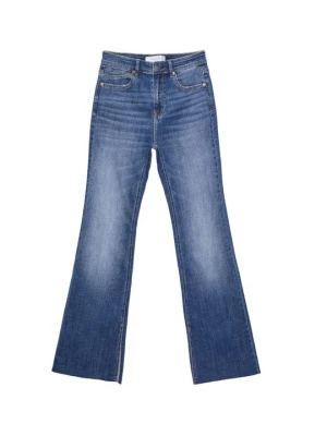 Obrázek produktu Široké džíny Stradivarius tmavomodrý denim