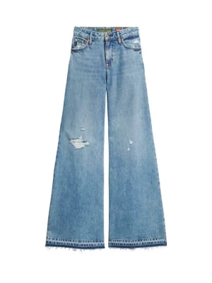 Obrázek produktu Široké džíny Superdry modrý denim
