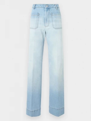 Obrázek produktu Široké džíny Victoria Beckham šedomodrý denim
