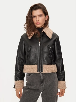 Obrázek produktu Sisley Bunda z imitace kůže 2YJVLN04W Černá Regular Fit
