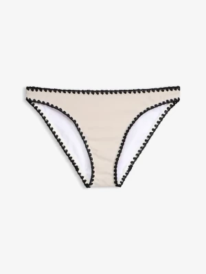 Obrázek produktu Skąpe figi bikini z haftem BonPrix biały