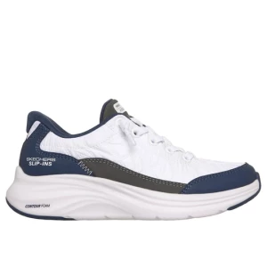 Obrázek produktu Skechers Chlapci Slip-ins: Contour Foam - Cozy Fit Shoes v Bílá / Tmave Modrá, Pratelné v pračce
