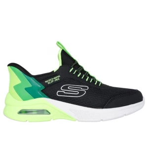 Obrázek produktu Skechers Chlapci Slip-ins: Microspec Max - Brisk-Stripe Shoes v Černá / Limetková