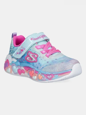 Obrázek produktu Skechers Dětské sneakers boty Skechers ETERNAL HEART LIGHTS tyrkysová