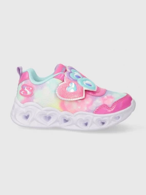 Obrázek produktu Skechers Dětské sneakers boty Skechers HEART LIGHTS LOVIN REFLECTION fialová