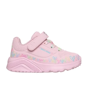 Obrázek produktu Skechers Dívky JGoldcrown: UNO Lite - Heart Craze Shoes v Světle Růžová, Pratelné v pračce