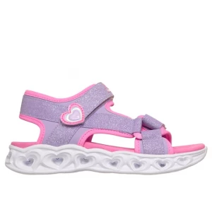 Obrázek produktu Skechers Dívky S-Lights: Heart Lights sandály - Sugar Sparks v Levandule / Růžový
