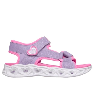 Obrázek produktu Skechers Dívky S-Lights: Heart Lights sandály - Sugar Sparks v Levandule / Růžový