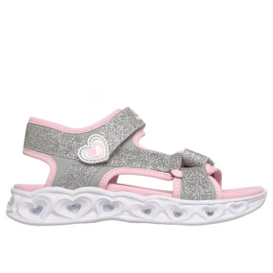 Obrázek produktu Skechers Dívky S-Lights: Heart Lights sandály - Sugar Sparks v Stříbrná / Růžový