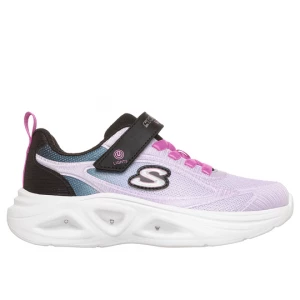Obrázek produktu Skechers Dívky S-Lights: Sola Glow 2.0 - Dazzle Steps Shoes v Černá / Levandule
