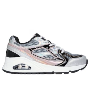 Obrázek produktu Skechers Dívky UNO Gen1 - Platinum Flash Shoes v Stříbrná / Černá