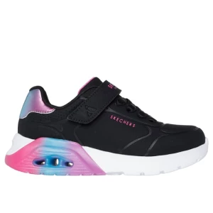 Obrázek produktu Skechers Dívky UNO Lite 2.0 - Vivid Metallic Shoes v Cerná, Pratelné v pračce