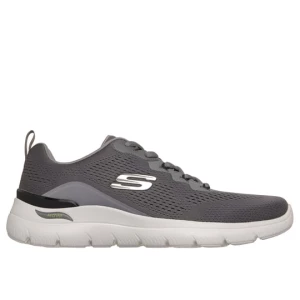 Obrázek produktu Skechers Muži Arch Fit Summits - Kravel Shoes v Sedá Uhlíková / Limetková, Vegan, Pratelné v pračce