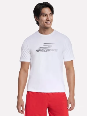Obrázek produktu Skechers Muži Brand tričko v Bílý, Velikost Poloviční