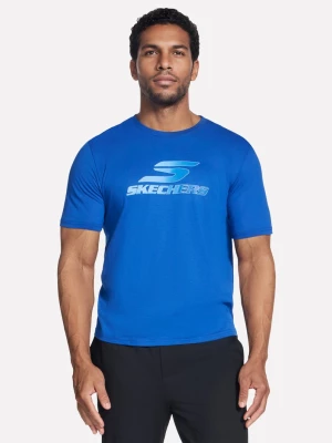 Obrázek produktu Skechers Muži Brand tričko v Modrý, Velikost Poloviční