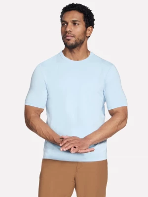 Obrázek produktu Skechers Muži GO DRI Pima Crew v Bílý / Modrý / Oranžový, Velikost Malý