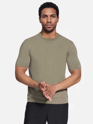 Obrázek produktu Skechers Muži GO DRI Pima Crew v Olivová Barva / Šedá, Velikost Malý