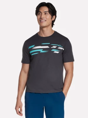 Obrázek produktu Skechers Muži Matrix tričko v Cerná / Sedá Uhlíková, Velikost Poloviční