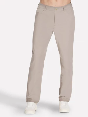 Obrázek produktu Skechers Muži Premium 5 Pocket kalhoty Classic v Světle Šedá / Korál, Velikost Poloviční