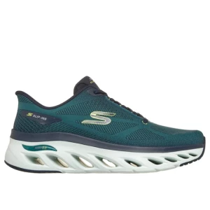Obrázek produktu Skechers Muži Slip-ins: Arch Fit Glide-Step - Hirusher Shoes v Modrozelená / Námořní Barva, Vegan, Pratelné v pračce