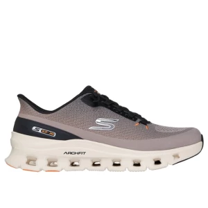 Obrázek produktu Skechers Muži Slip-ins: Arch Fit Glide-Step Pro Shoes v Sedohnedá / Cerná, Vegan, Pratelné v pračce