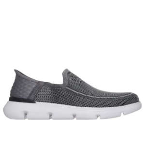 Obrázek produktu Skechers Muži Slip-ins: Garza - Brent Shoes v Sedá Uhlíková, Vegan, Pratelné v pračce