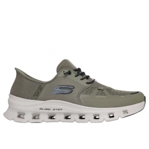 Obrázek produktu Skechers Muži Slip-ins: Glide-Step Pro Shoes v Olivová / Cerná, Vegan, Pratelné v pračce zelená