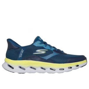 Obrázek produktu Skechers Muži Slip-ins: GO WALK Glide-Step 2.0 - Zac Shoes v Modrý / Limetková, Vegan, Pratelné v pračce