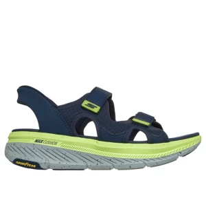 Obrázek produktu Skechers Muži Slip-ins: Max Cushioning Premier 2.0 sandály - Julian v Tmave Modrá / Limetková, Pratelné v pračce