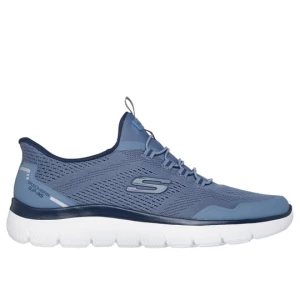 Obrázek produktu Skechers Muži Slip-ins: Summits - Top Rate Shoes v Sedá Modrá, Vegan, Pratelné v pračce