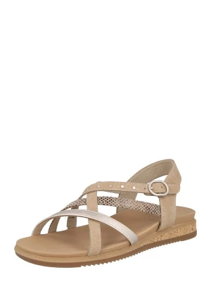 Obrázek produktu SKECHERS Sandály 'DESERT KISS LOW - SEASIDE SLI' tmavě hnědá / zlatá / šedobéžová