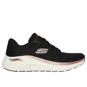 Obrázek produktu Skechers Ženy Arch Fit 2.0 - Glow The Distance Shoes v Černá / Růžové Zlato, Vegan