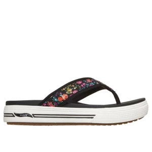 Obrázek produktu Skechers Ženy Arch Fit Arcade sandály - Flora Friends v Cerná, Vegan, Pratelné v pračce