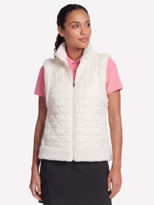 Obrázek produktu Skechers Ženy Cozy Fit Diamond Vest v Krémově Bílý