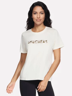 Obrázek produktu Skechers Ženy Dazzle tričko v Krémově Bílý, Velikost Malý