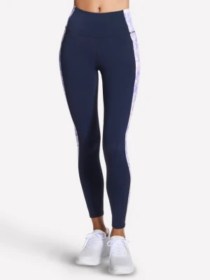 Obrázek produktu Skechers Ženy GO WALK Block Full Length High-Waisted legíny v Bílý / Nachový / Růžový